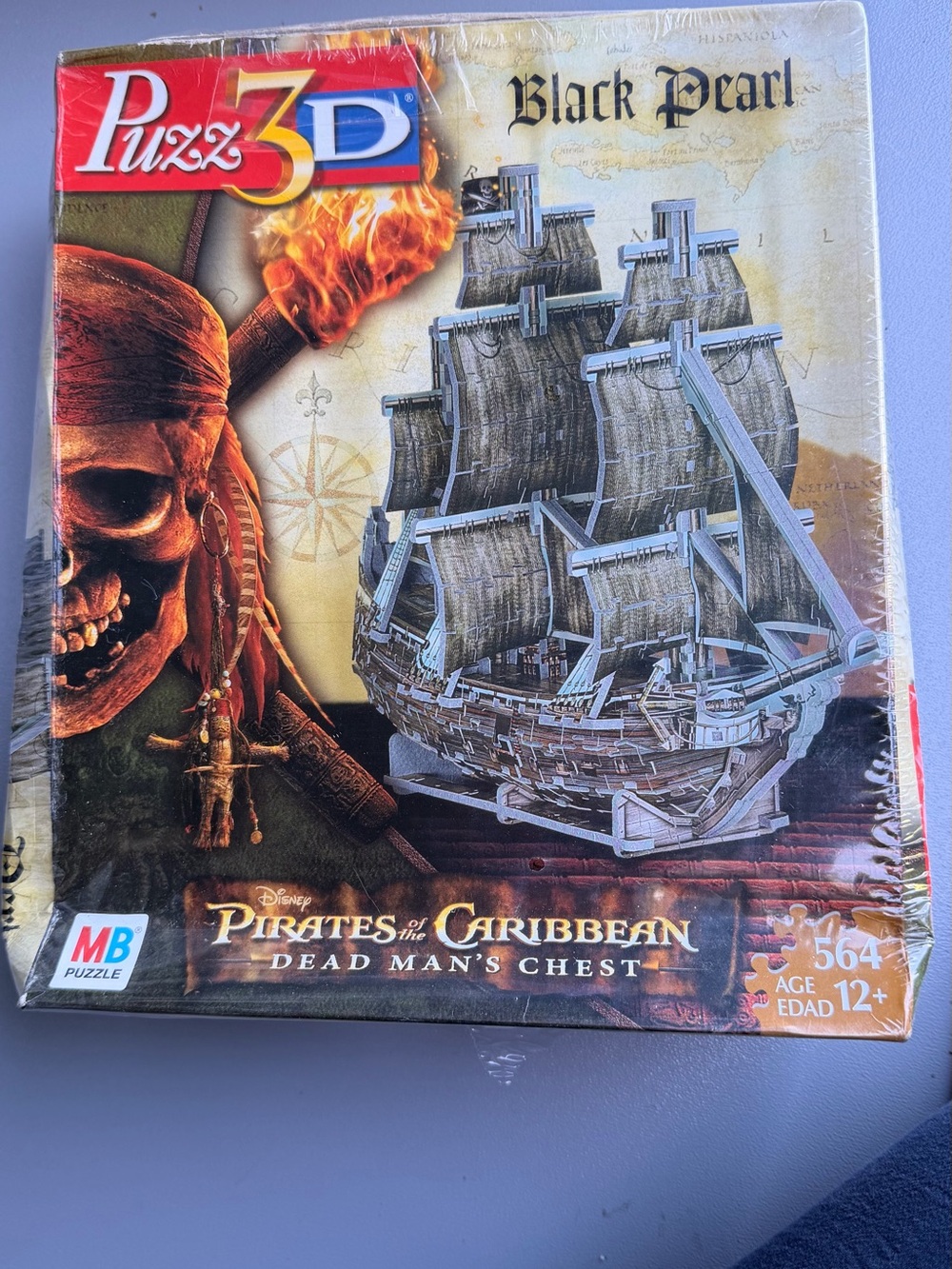 Pirates of the Caribbean Black Pearl 3D Puzzle - Brown & Black New Sealed